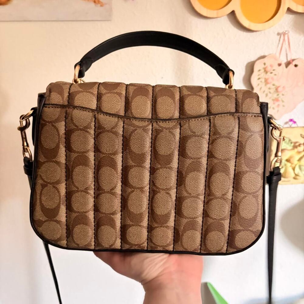 Coach marlie top handle brown - Picture 2 of 8